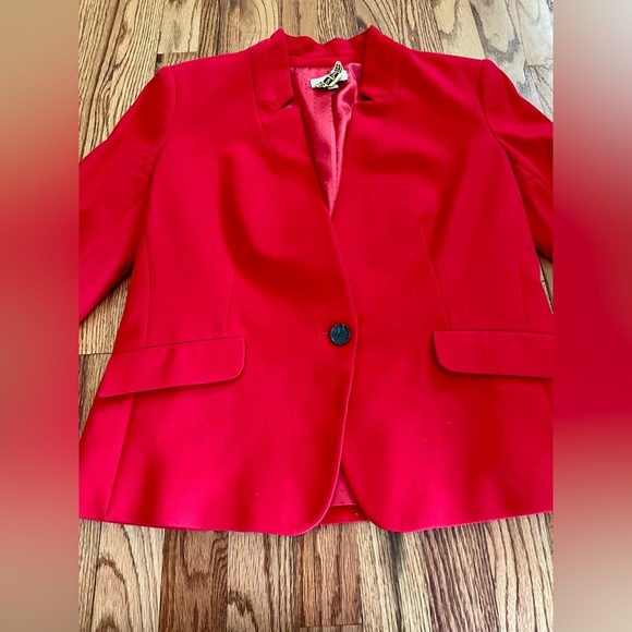 Ann Taylor LOFT Red Blazer - Size 4 - Picture 3 of 12